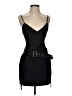 PrettyLittleThing 100% Polyester Black Cocktail Dress Size 2 - photo 1