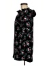 19 Cooper 100% Rayon Floral Black Short Sleeve Blouse Size M - photo 5