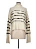 Veronica Beard Stripes Ivory Wool Pullover Sweater Size L - photo 1
