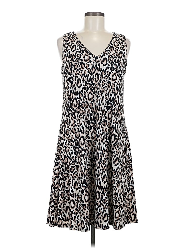 Pre-owned Anne Klein Casual Dress In Brown
