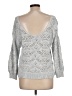 Sundance Metallic Silver Pullover Sweater Size L - photo 2