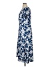 Talbots 100% Polyester Print Blue Casual Dress Size 14 - photo 5