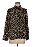 MNG Floral Black Long Sleeve Blouse Size 6 - photo 1