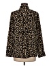 MNG Floral Black Long Sleeve Blouse Size 6 - photo 2