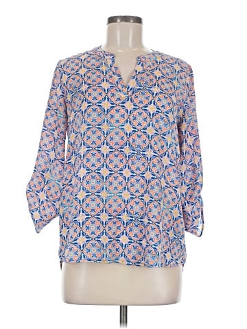Pink Rose 3/4 Sleeve Blouse (view 1)
