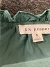 Blu Pepper 100% Polyester Green Sleeveless Blouse Size S - photo 7