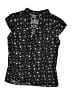 H&M Floral Black Sleeveless Blouse Size 8 - photo 2