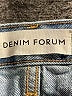 Denim Forum 100% Cotton Blue Denim Shorts Size 25 waist - photo 3