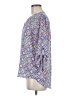 Pink Rose 100% Polyester Blue 3/4 Sleeve Blouse Size M - photo 5