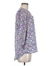 Pink Rose 100% Polyester Blue 3/4 Sleeve Blouse Size M - photo 4