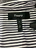 Theory 100% Cotton Stripes Silver Gray Long Sleeve Button-Down Shirt Size S - photo 7
