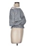 Subdued 100% Cotton Gray Short Sleeve Blouse Size M - photo 4