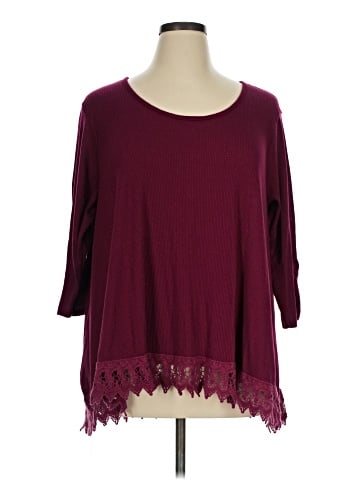 Maurices 3/4 Sleeve T-Shirt (view 1)