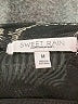 Sweet Rain Black Long Sleeve Top Size M - photo 7