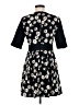 Zara 100% Polyester Floral Black Casual Dress Size M - photo 2