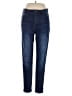 Curve Appeal Solid Blue Jeans Size 14 - photo 1