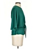 Express 100% Polyester Green 3/4 Sleeve Blouse Size XS - photo 4