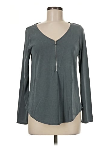 Green Envelope Long Sleeve Top (view 1)