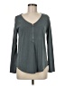 Green Envelope Gray Long Sleeve Top Size M - photo 1
