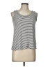LUXE Silver Sleeveless T-Shirt Size Lg Petite - photo 1