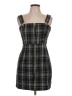 Forever 21 Plaid Black Cocktail Dress Size L - photo 1