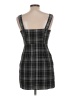 Forever 21 Plaid Black Cocktail Dress Size L - photo 2