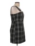 Forever 21 Plaid Black Cocktail Dress Size L - photo 4
