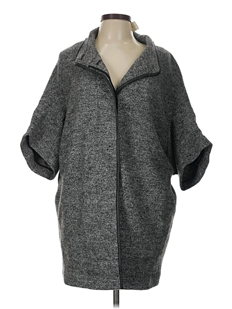 Pre-owned Ann Taylor Coat In Gray