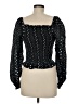 LoveShackFancy Black 3/4 Sleeve Blouse Size M - photo 2