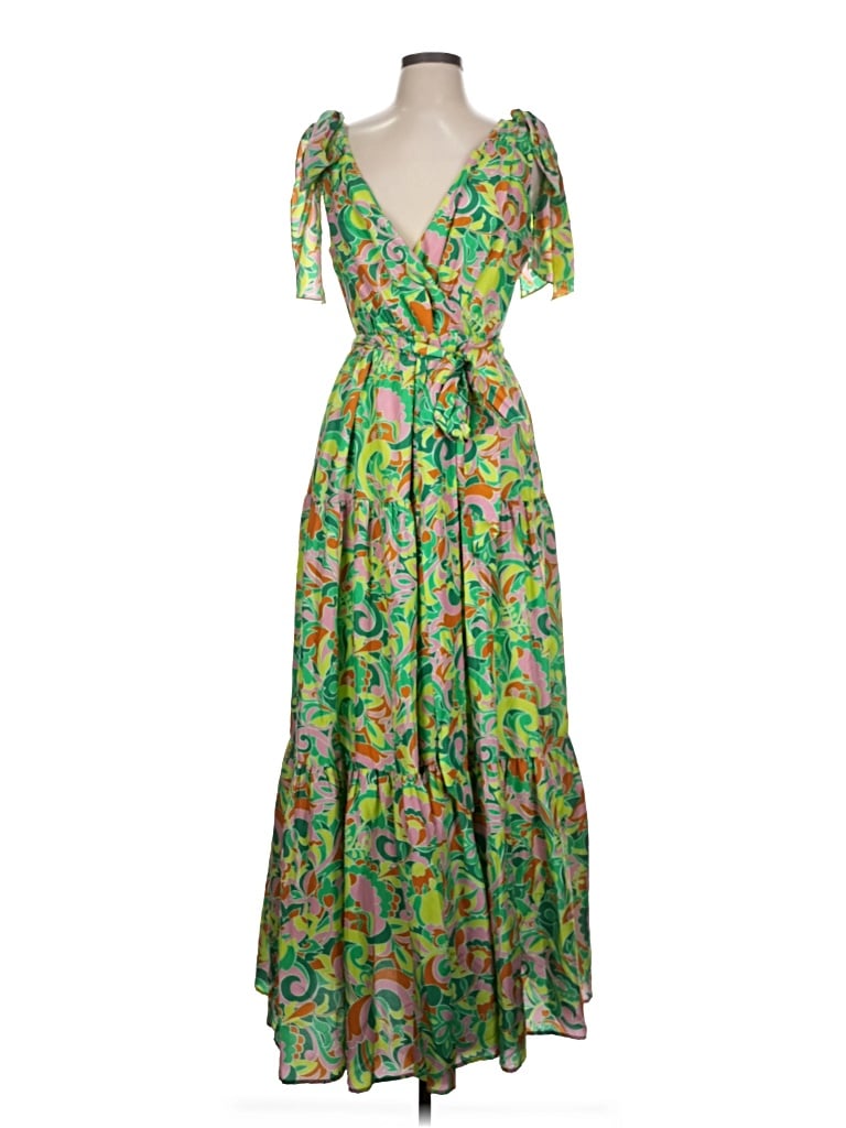 Pre-owned Jcrew Casual Dress In Green