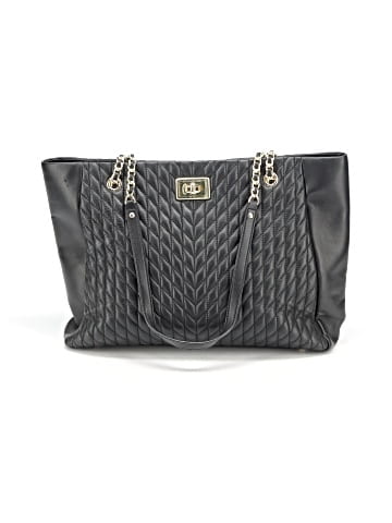Karl Lagerfeld Paris Leather Tote (view 1)