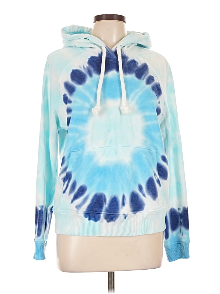 Pre-owned 90 Degree By Reflex Pullover Hoodie In Blue