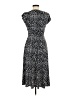 Christopher & Banks Print Black Casual Dress Size 6 - photo 2