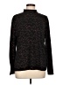 Karen Scott Paisley Black Turtleneck Sweater Size L - photo 1