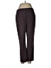 Theory Houndstooth Burgundy Dress Pants Size 6 - photo 1