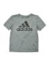 Adidas 100% Polyester Gray Active T-Shirt Size M (kids) - photo 1