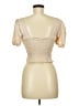 Love Tree Gold Tan Short Sleeve Top Size M - photo 2