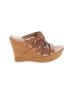 Ugg 100% Leather Tan Wedges Size 7 - photo 1