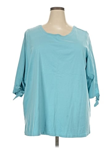 Woman Within 3/4 Sleeve T-Shirt (view 1)