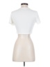 Romwe Ivory Short Sleeve Top Size 4 - photo 2