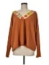 Three Bird Nest Orange Pullover Sweater Size M - photo 1