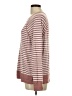 L.L.Bean 100% Cotton Stripes Burgundy Pullover Sweater Size L - photo 5