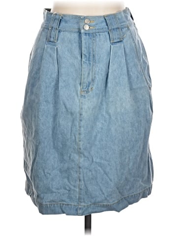Chaus Denim Skirt (view 1)