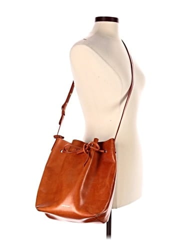 Mansur Gavriel Leather Bucket Bag (view 2)