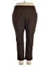 Croft & Barrow Brown Active Pants Size 20 - photo 1