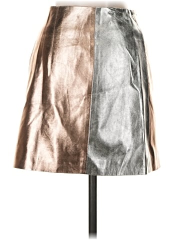 French Connection Faux Leather Skirt (view 2)