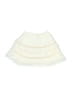 Zara 100% Cotton Solid Ivory Skirt Size 11 - 12 - photo 1