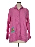 J.Jill Pink Long Sleeve Button-Down Shirt Size M - photo 1