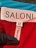 Saloni Print Red Jumpsuit Size 4 - photo 4