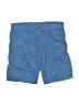 Stop Kids 100% Cotton Solid Blue Cargo Shorts Size 9-10Y - photo 1